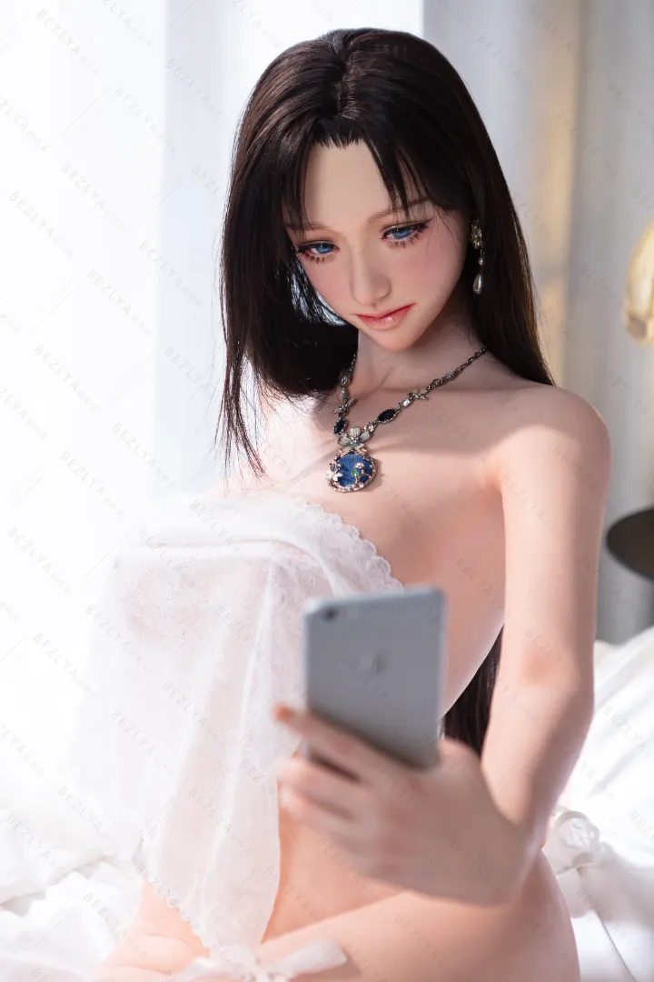 167cm (5ft6) F-Cup Lightweight Silicone Sex Doll, ROS Head gangben